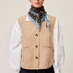Moismont - Foulard N°715 - Bleu