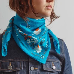 Moismont x Merci - Bandana Trèfle - Turquoise