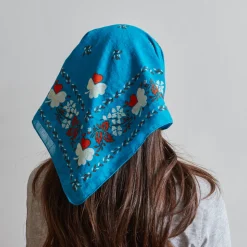 Moismont x Merci - Bandana Trèfle - Turquoise