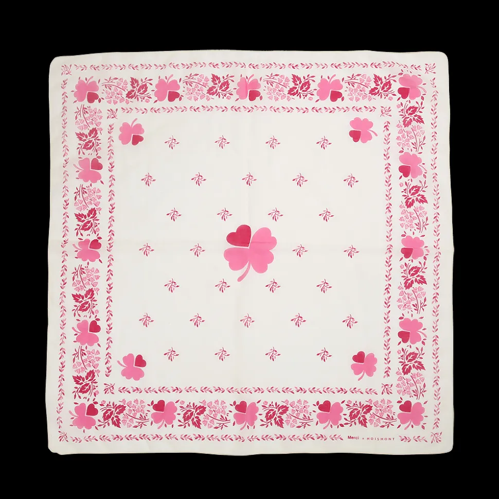 Moismont x Merci - Bandana Trèfle - Rose
