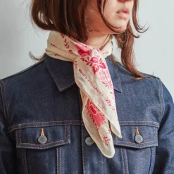 Moismont x Merci - Bandana Trèfle - Rose