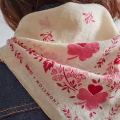 Moismont x Merci - Bandana Trèfle - Rose