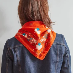 Moismont x Merci - Bandana Trèfle - Orange