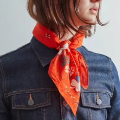 Moismont x Merci - Bandana Trèfle - Orange