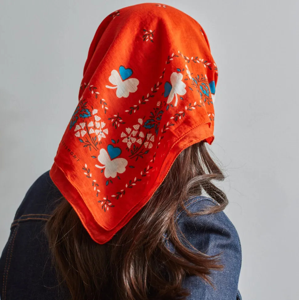 Moismont x Merci - Bandana Trèfle - Orange