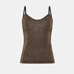 Momoni - Top Airelle - Marron