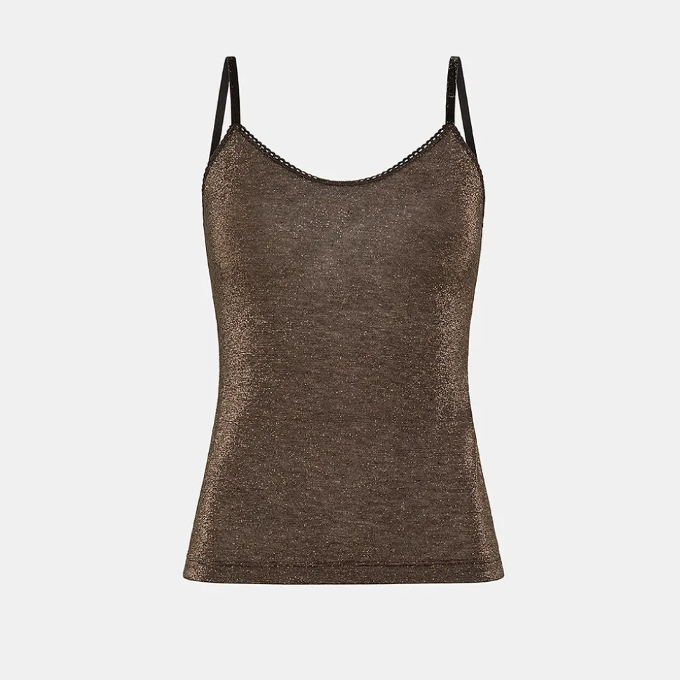 Momoni - Top Airelle - Marron