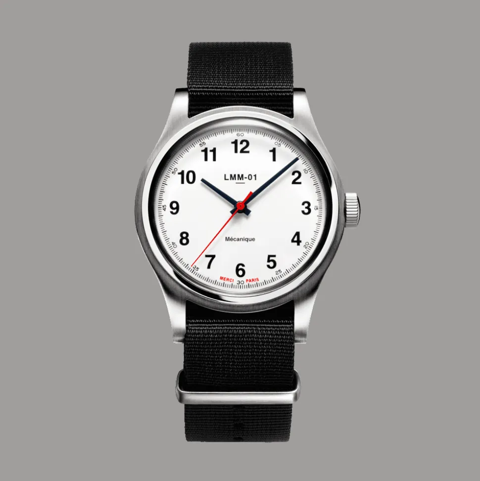 Montre LMM-01 : Blanc (Mécanique)