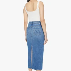 Mother - Jupe Pencil Pusher - Bleu