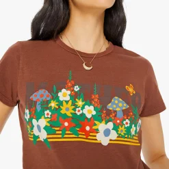 Mother - T-shirt Lil Sinful - Marron