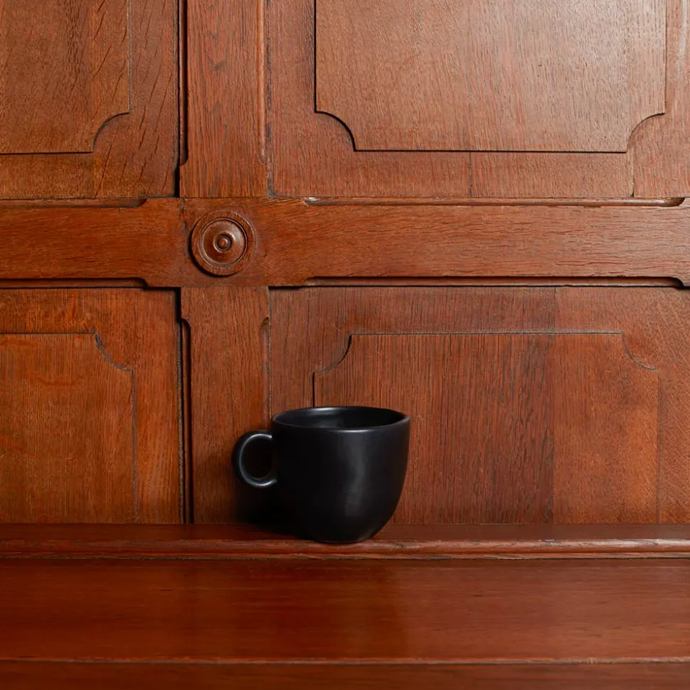 Mug en grès - Noir