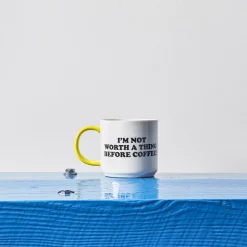 Mug en porcelaine - I'm Not Worth Snoopy
