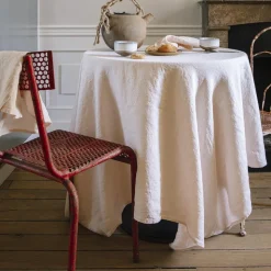 Nappe en lin lavé - Beige Rosé
