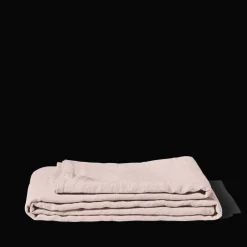 Nappe en lin lavé - Beige Rosé