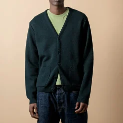 Nitto Knitwear - Cardigan Youri - Vert Fôret