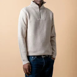 Nitto Knitwear - Pull Youri Camionneur - Naturel