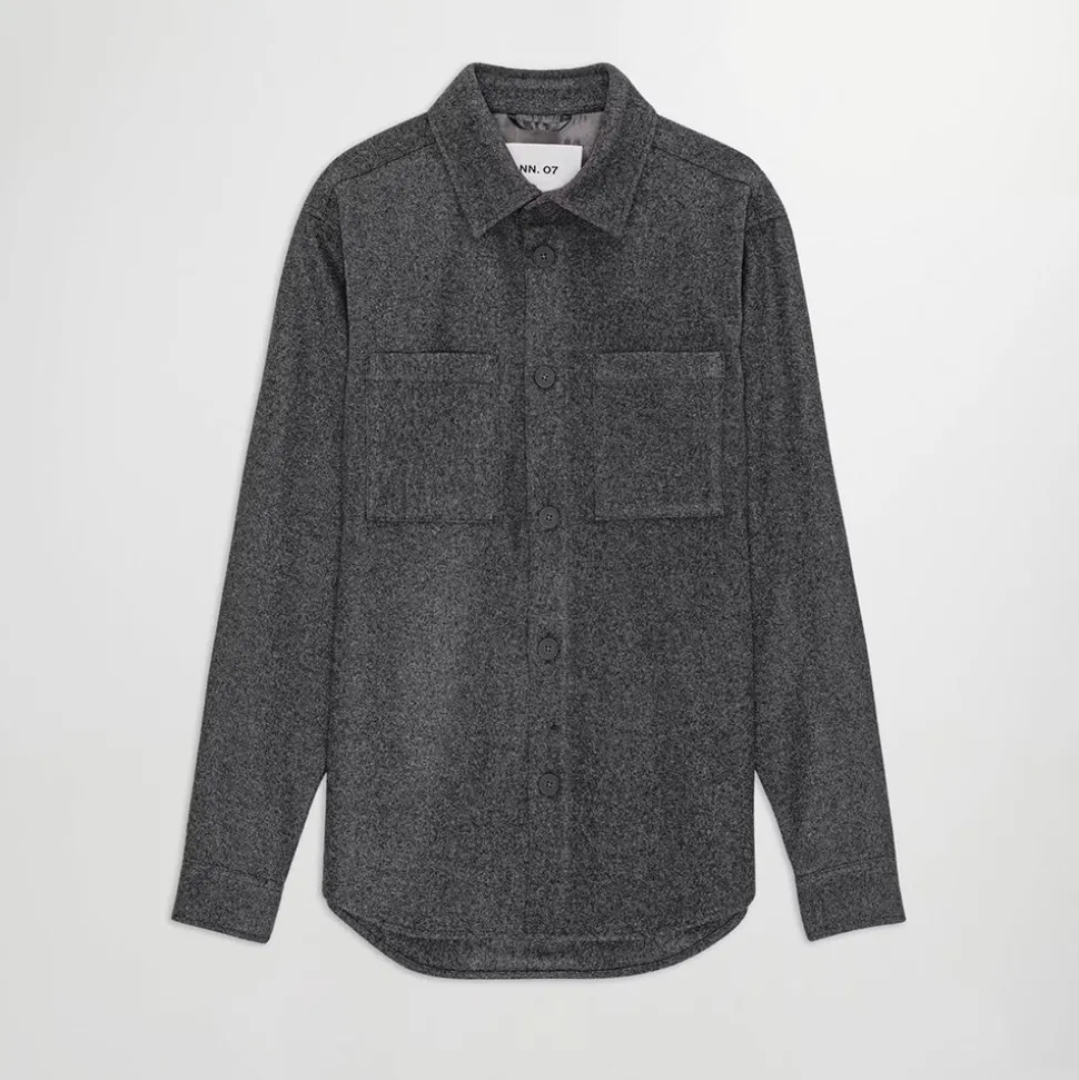 NN. 07 - Surchemise Laine Carter - Medium grey