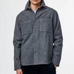 NN. 07 - Surchemise Laine Carter - Medium grey