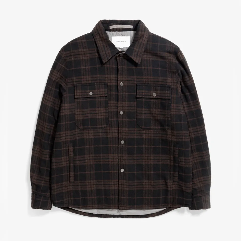 Norse Project - Chemise Hjalmer - Marron