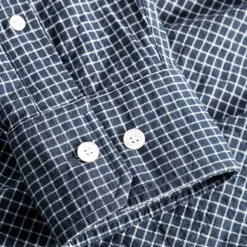 Norse Project - Chemise oversize à carreaux - Marine