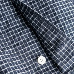 Norse Project - Chemise oversize à carreaux - Marine