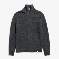 Norse Project - Veste zippée Hagen - Gris
