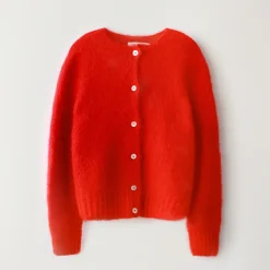 Nothing Written - Cardigan Alpaga - Rouge
