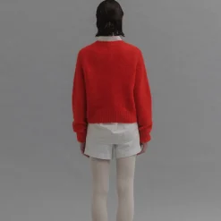 Nothing Written - Cardigan Alpaga - Rouge