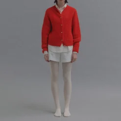 Nothing Written - Cardigan Alpaga - Rouge