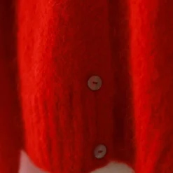 Nothing Written - Cardigan Alpaga - Rouge