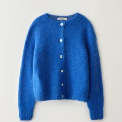 Nothing Written - Cardigan Alpaga - Bleu