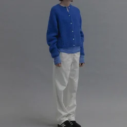 Nothing Written - Cardigan Alpaga - Bleu