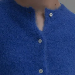 Nothing Written - Cardigan Alpaga - Bleu
