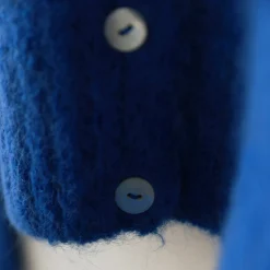 Nothing Written - Cardigan Alpaga - Bleu