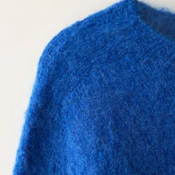 Nothing Written - Cardigan Alpaga - Bleu