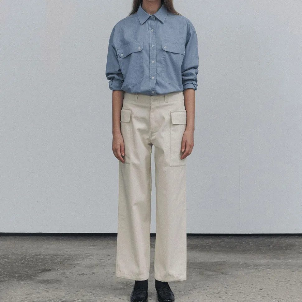 Nothing Written - Chemise rayé - Bleu
