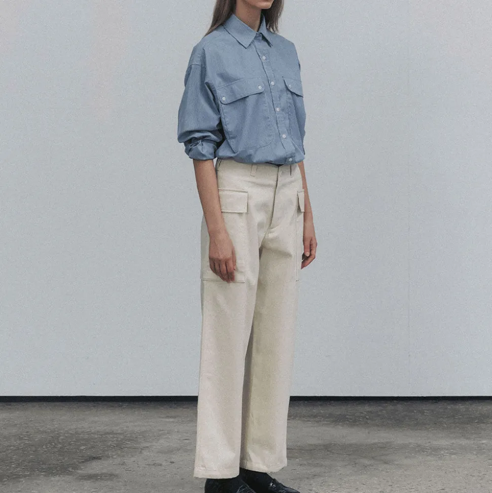 Nothing Written - Chemise rayé - Bleu