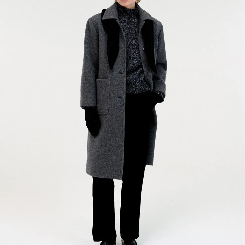 Nothing Written - Manteau Rohmer - Gris
