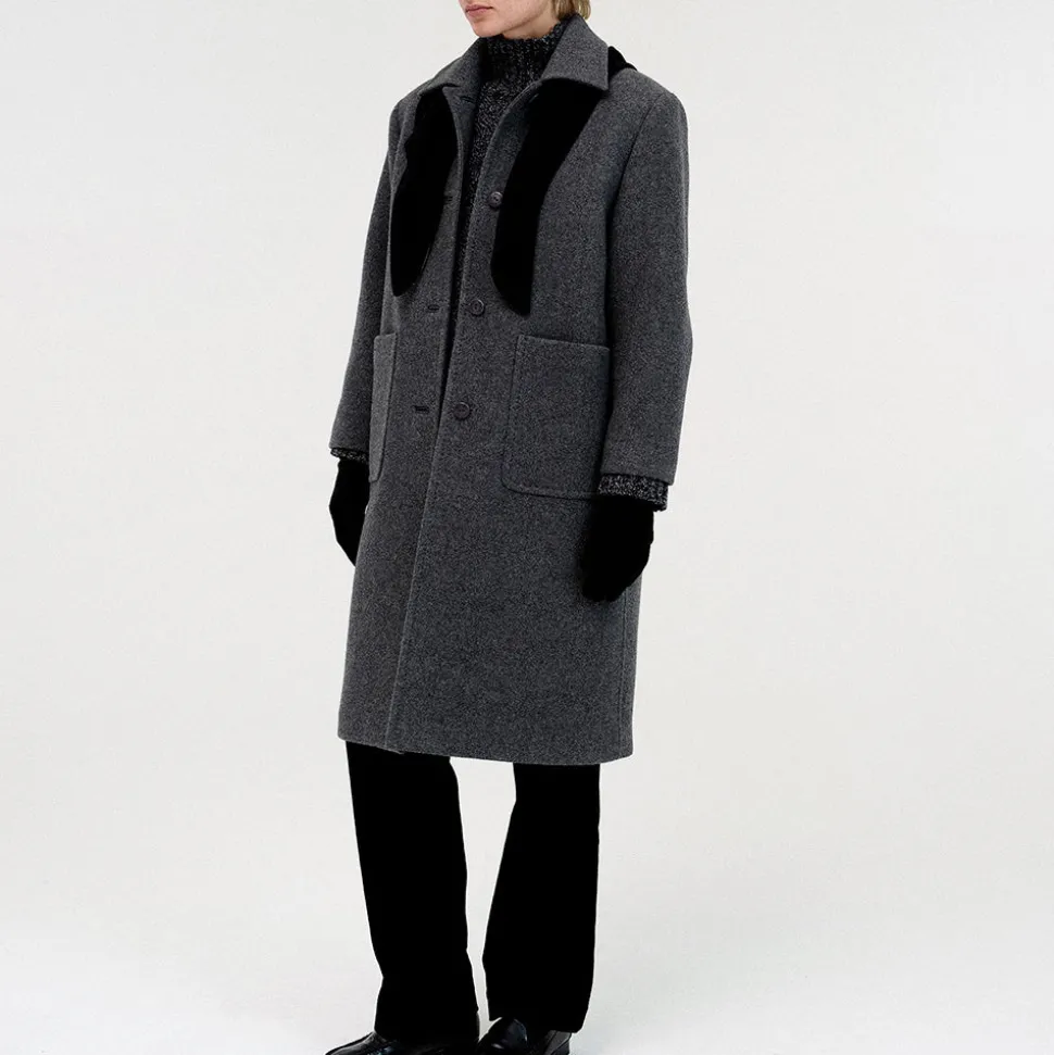 Nothing Written - Manteau Rohmer - Gris