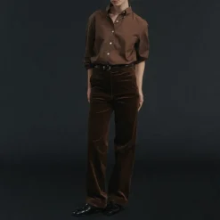 Nothing Written - Pantalon velours - Marron