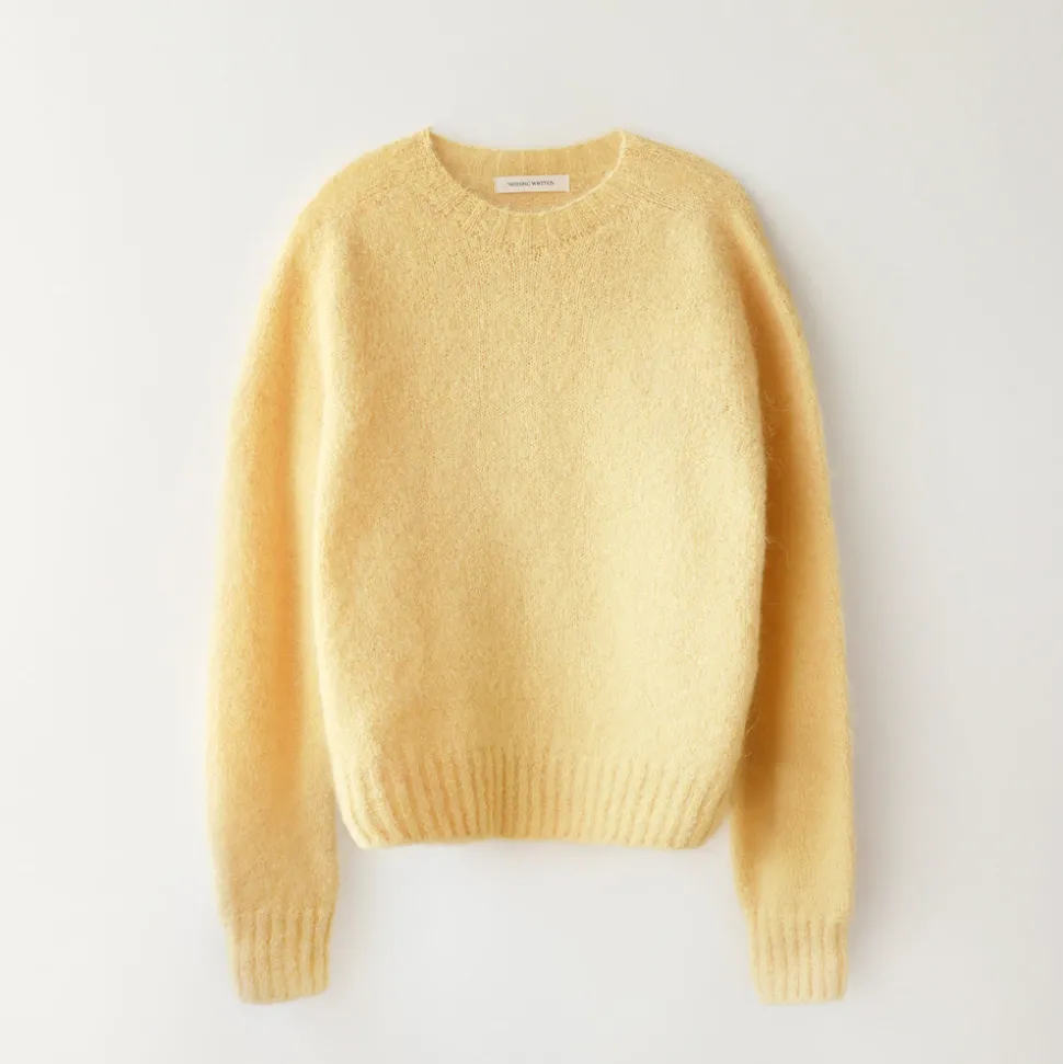 Nothing Written - Pull Alpaga - Jaune