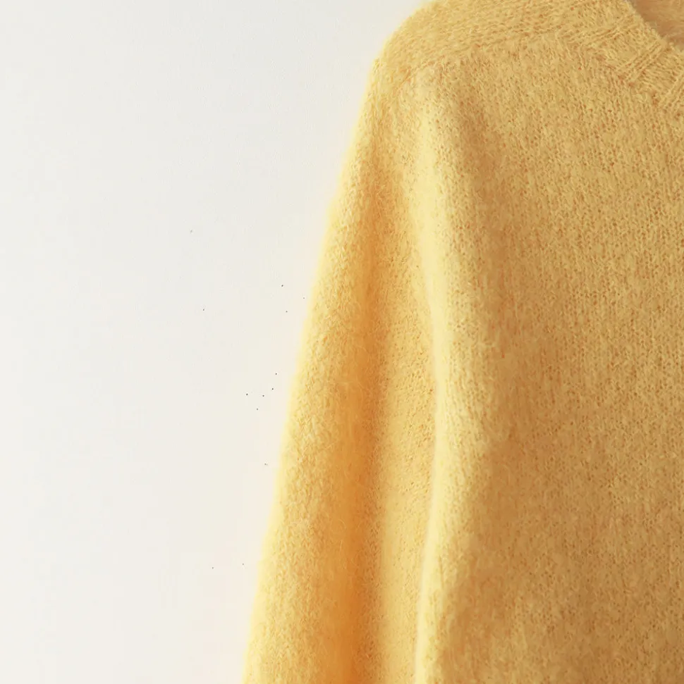 Nothing Written - Pull Alpaga - Jaune