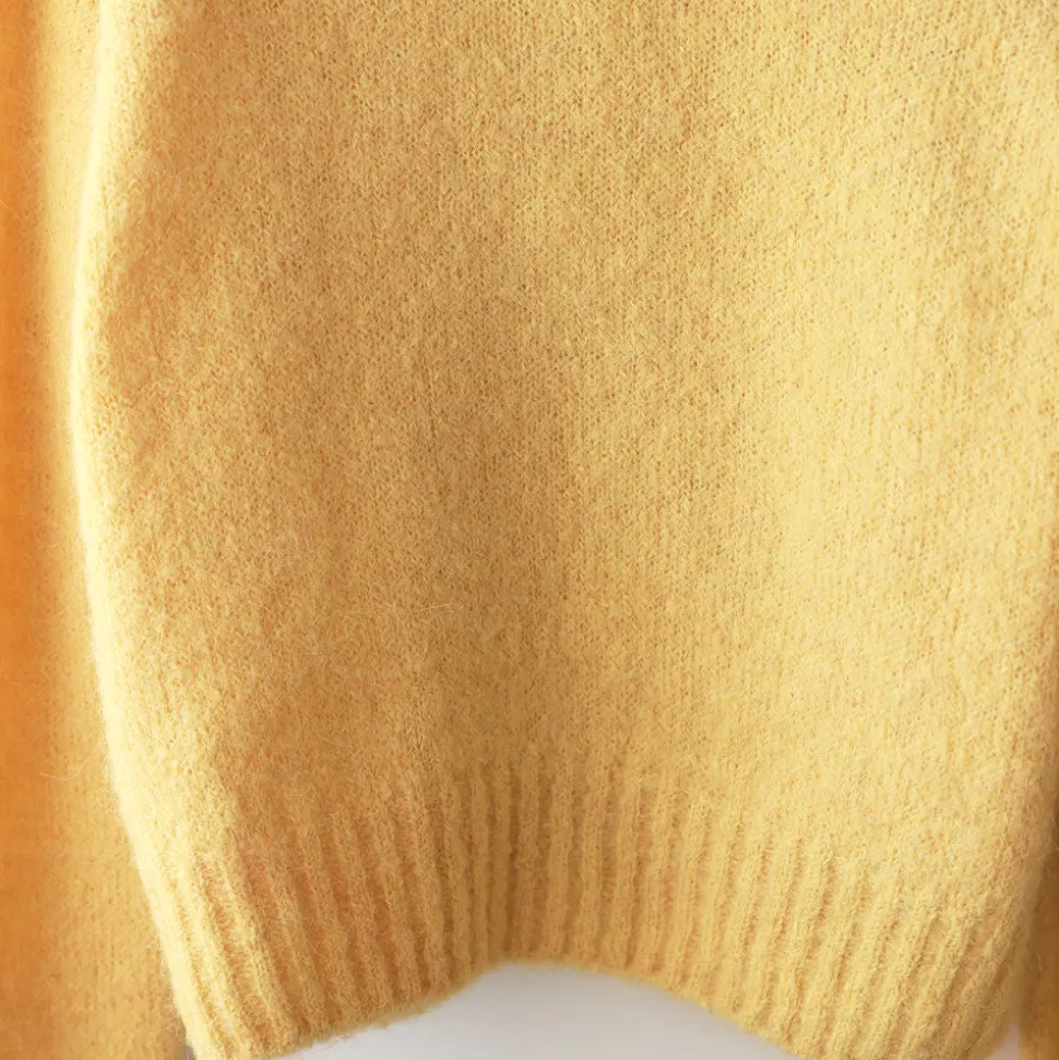 Nothing Written - Pull Alpaga - Jaune