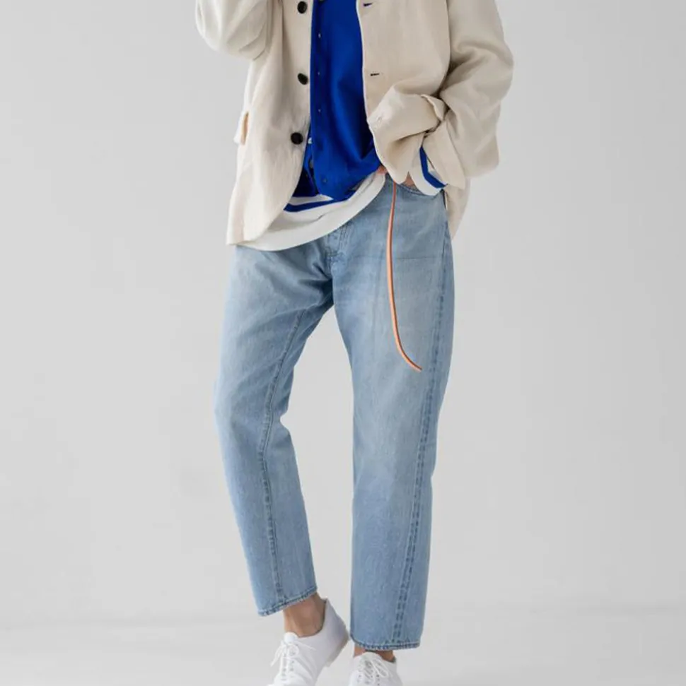 Ordinary Fits - Jeans Loose Ankle Denim - Ice Blue
