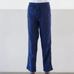 Original Madras Trading Co - Pantalon N65 Lax Drawstring - Bleu
