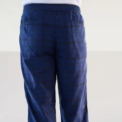 Original Madras Trading Co - Pantalon N65 Lax Drawstring - Bleu