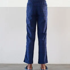Original Madras Trading Co - Pantalon N65 Lax Drawstring - Bleu