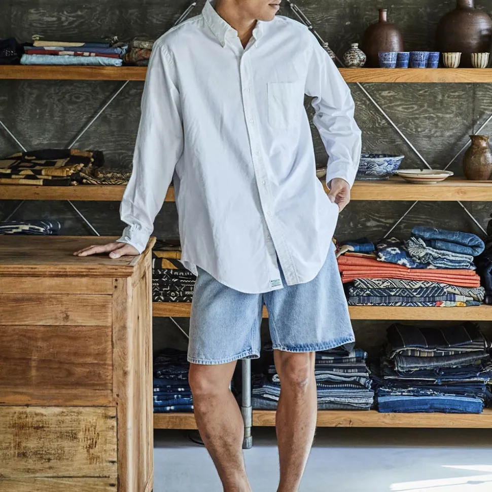 OrSlow - Chemise Oxford - Blanc