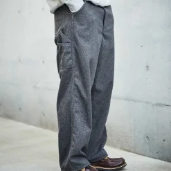 OrSlow - Pantalon Houndstooth Dad Painter - Marron