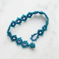 Ottomania - Bracelet crochet Daisy - Turquoise